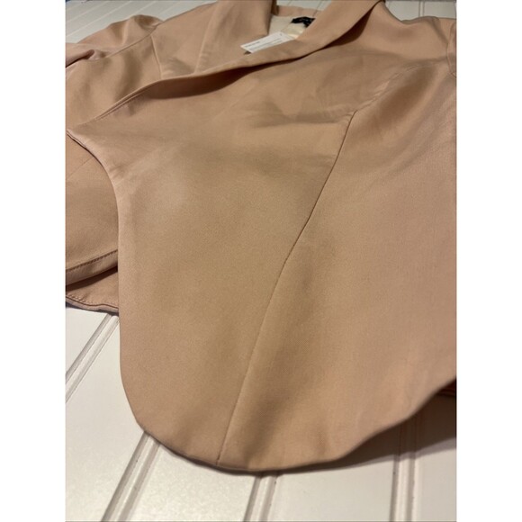 Velvet Heart Women’s open Cropped Blazer Size XSmall Pink New With Tags 3/4 Slv - Picture 9 of 12